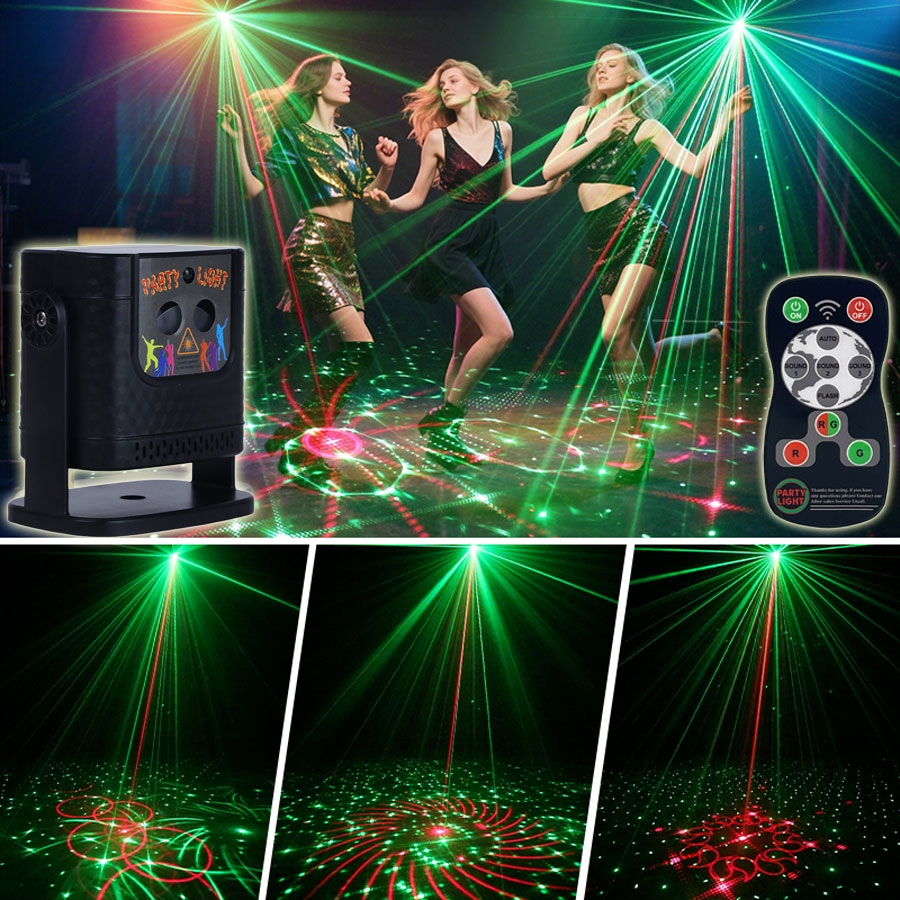 Lighting Effect Home Decor - YSHR10 60 Desenler R&G Lazer Doğum