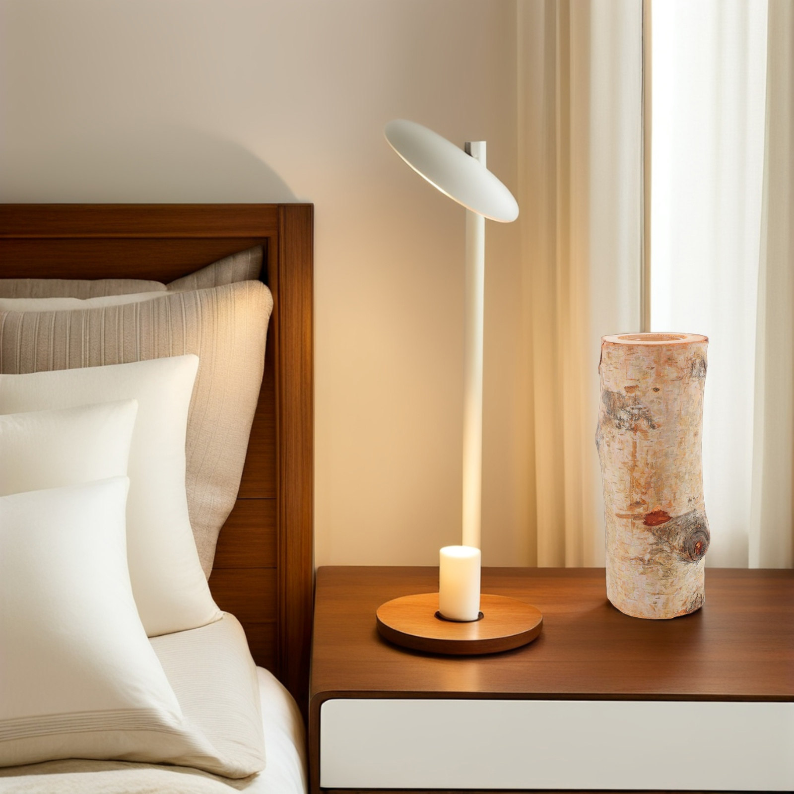 1 Set Rustik Ahşap Tarzı Çay L - Lighting Decoration Stand incelemesi ve fiyatı