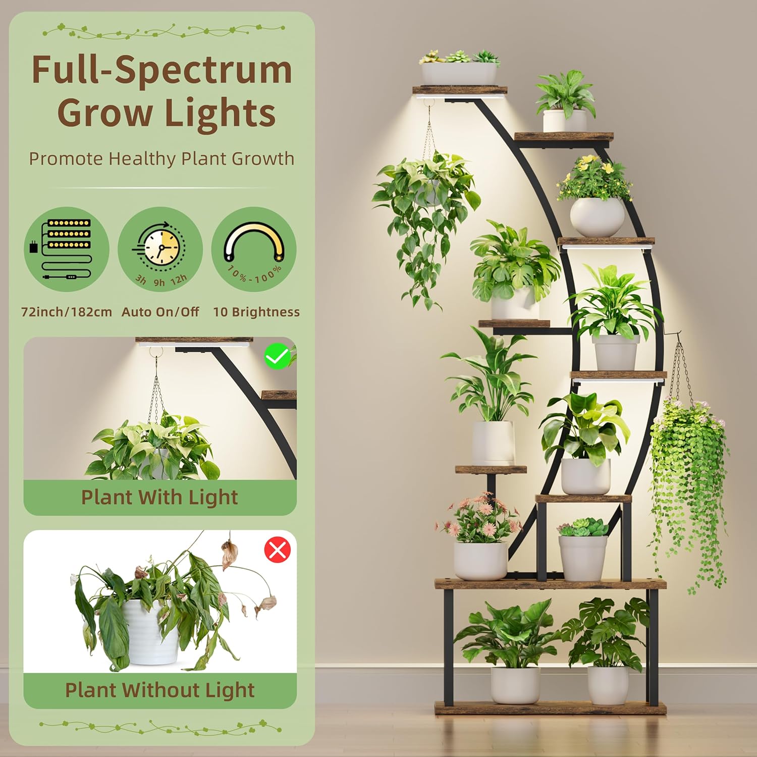 İç Mekan Bitki Standı, Büyütme - Lighting Decoration Stand incelemesi ve fiyatı