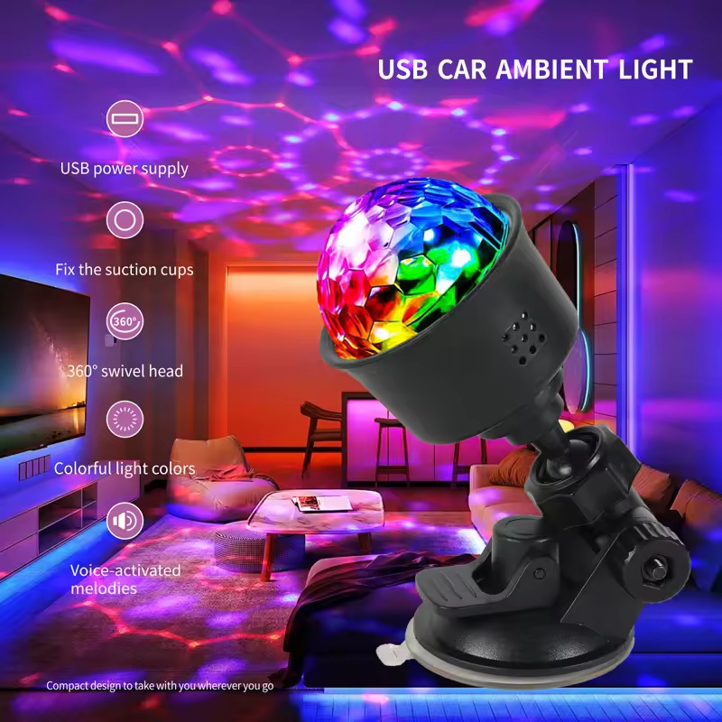 RGB Ses Aktifli LED Disko Topu - Lighting Effect Home Decor incelemesi ve fiyatı