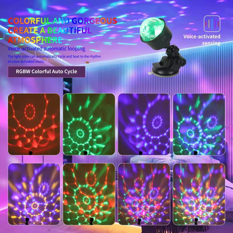 RGB Ses Aktifli LED Disko Topu - Lighting Effect Home Decor incelemesi ve fiyatı