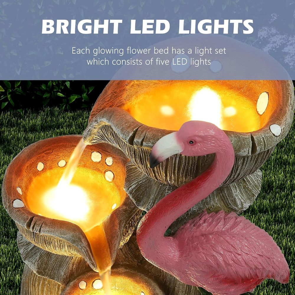 5 LED Işıklı 5 Katmanlı Bahçe  - Lighting Decor House incelemesi ve fiyatı