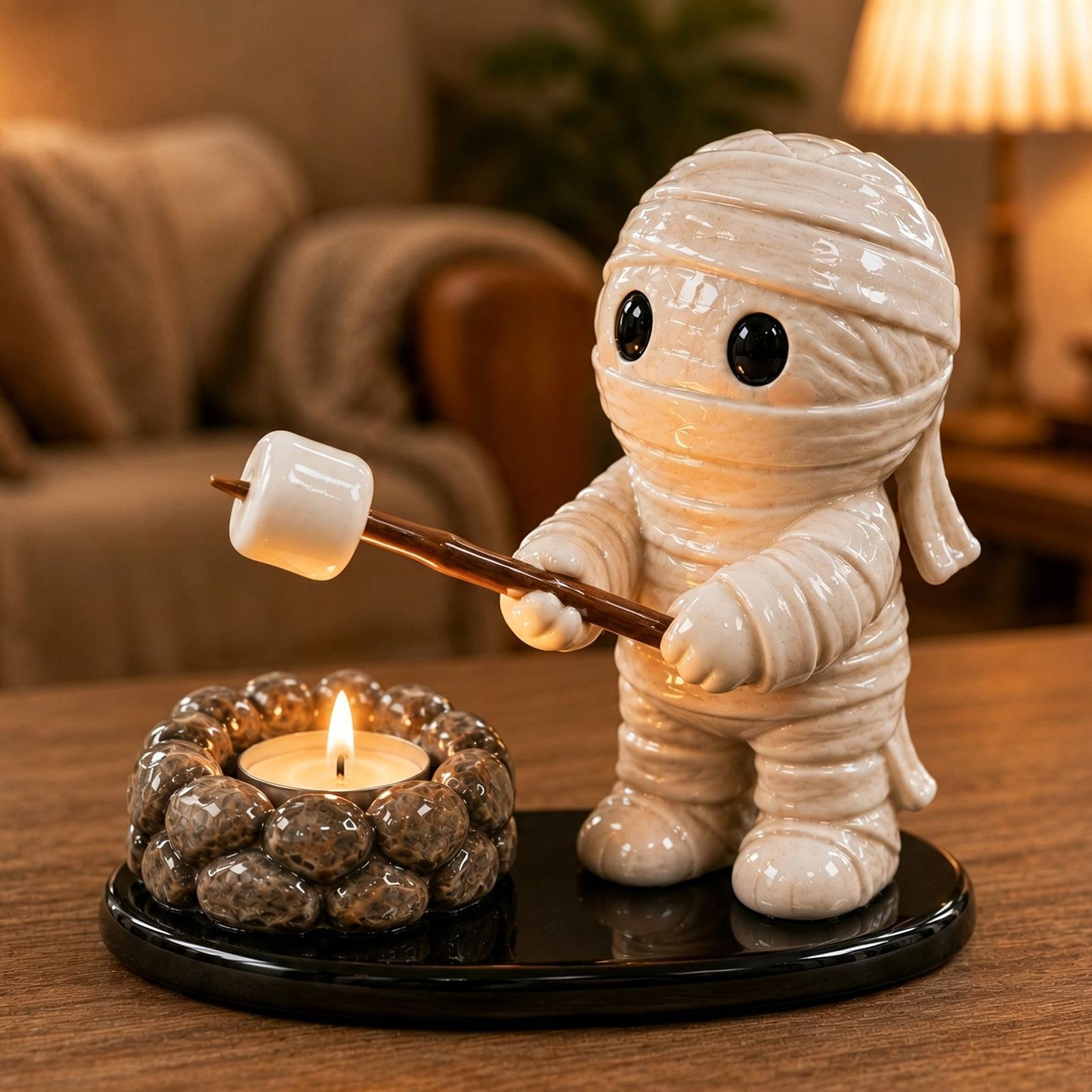 Tea Light Mumluk Reçine Komik  - Lighting Decoration Stand incelemesi ve fiyatı
